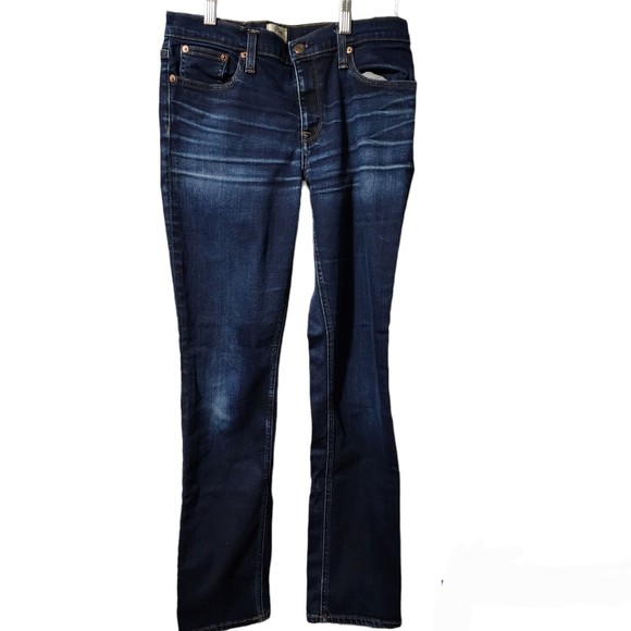 J. Crew Matchstick Straight Jeans Women's Size 28 Blue Mid Rise 5-Pocket - Picture 1 of 8